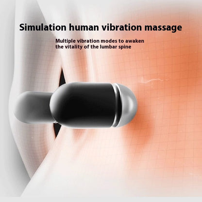 HeatFlow Lumbar Support Pillow with Heating & Massage