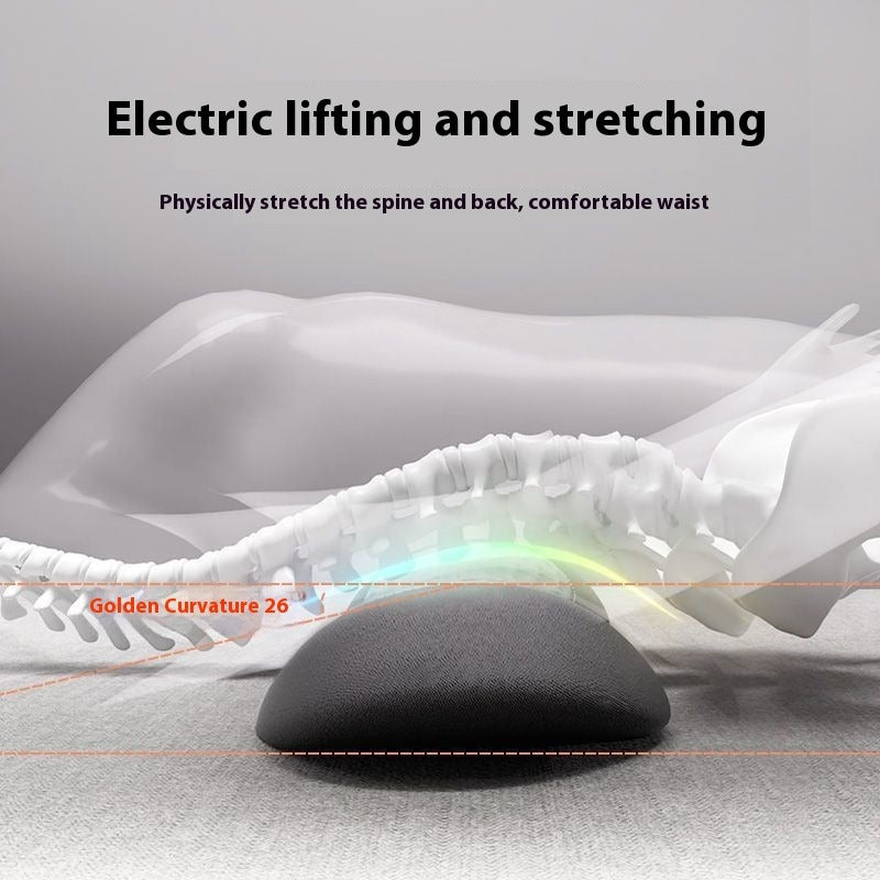 HeatFlow Lumbar Support Pillow with Heating & Massage